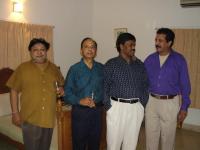 With Nizhal Ravi, A.T.Krishnakumar & Ramakrishna Raja With Nizhal Ravi, A.T.Krishnakumar & Ramakrishna Raja